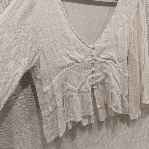 American Eagle Peasant Blouse Size M - Picture 3 of 4
